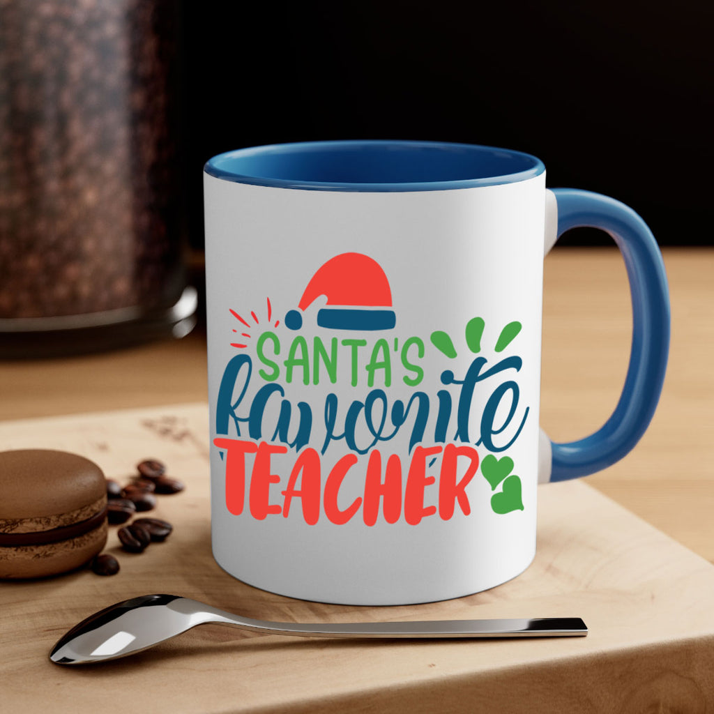 santas favorite teacher Style 151#- teacher-Mug / Coffee Cup