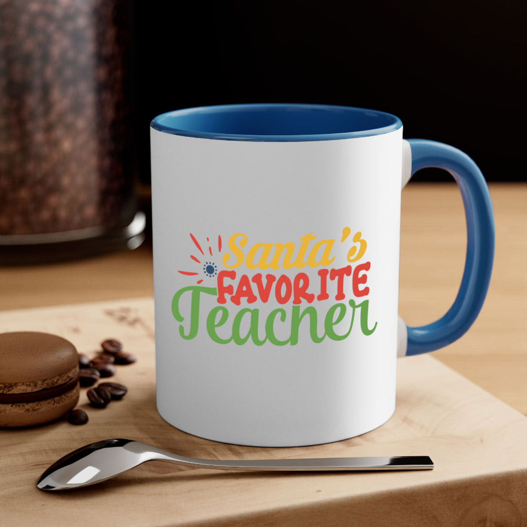 santas favorite teacher Style 152#- teacher-Mug / Coffee Cup
