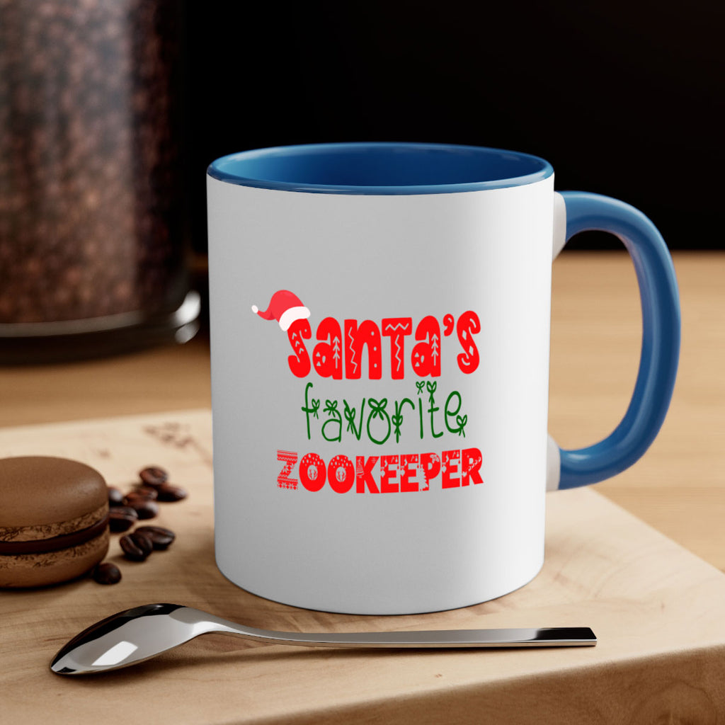 santas favorite zookeeper style 1163#- christmas-Mug / Coffee Cup