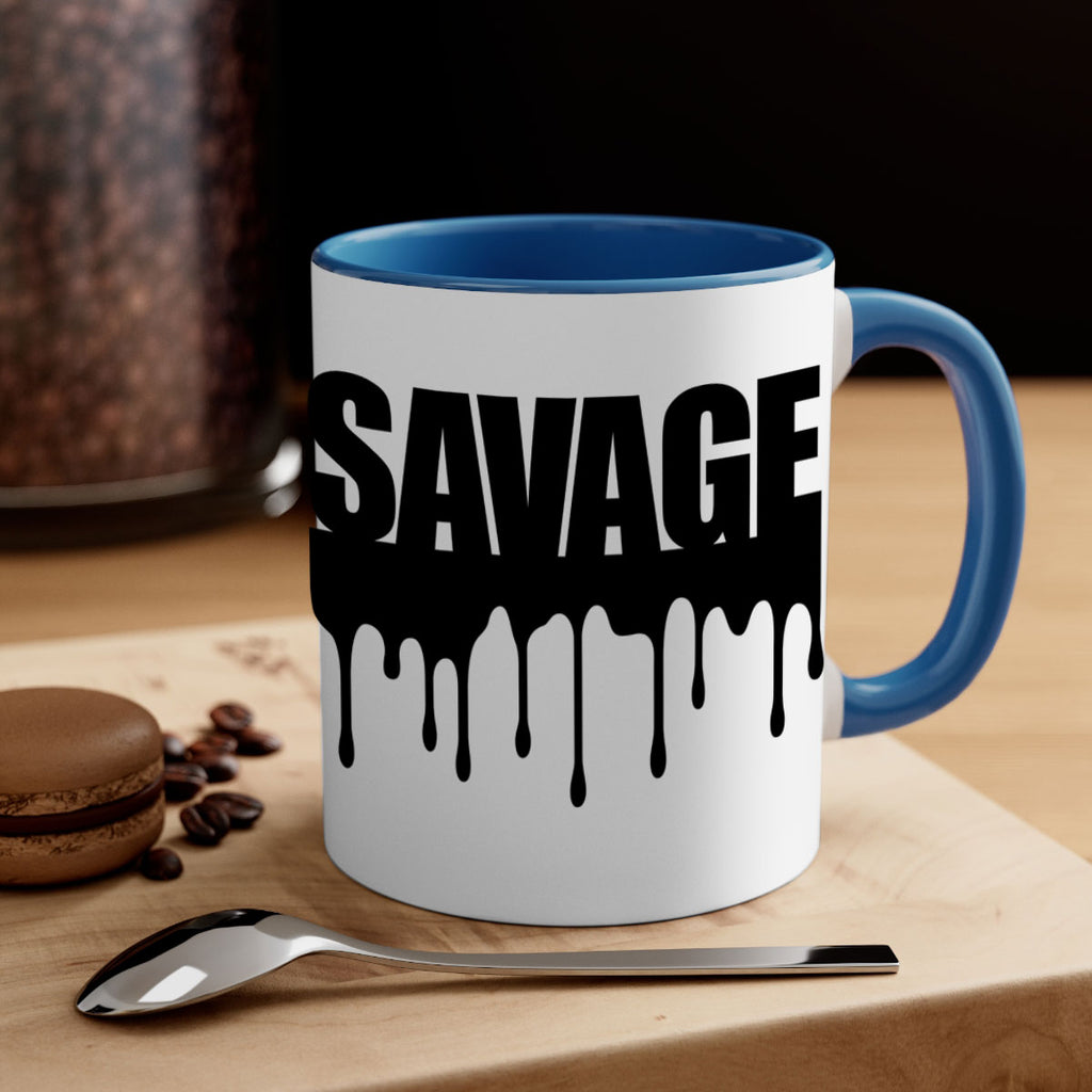 savage drip 41#- black words - phrases-Mug / Coffee Cup