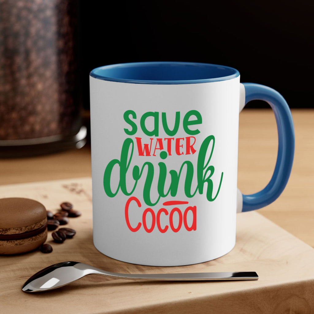 save water drink cocoa style 1167#- christmas-Mug / Coffee Cup