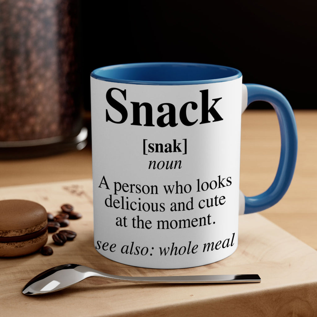 snack definition 29#- black words - phrases-Mug / Coffee Cup