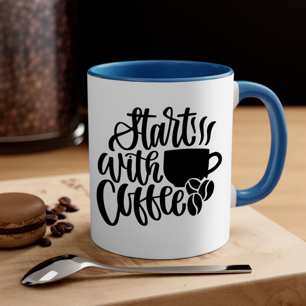 start with coffee 33#- coffee-Mug / Coffee Cup