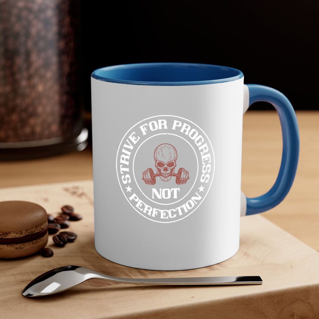 strive for progress not perfection 72#- gym-Mug / Coffee Cup