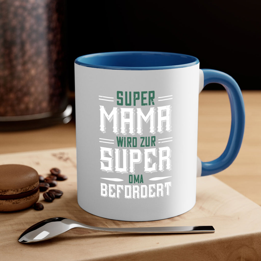 super mama wird zur 9#- grandpa-Mug / Coffee Cup