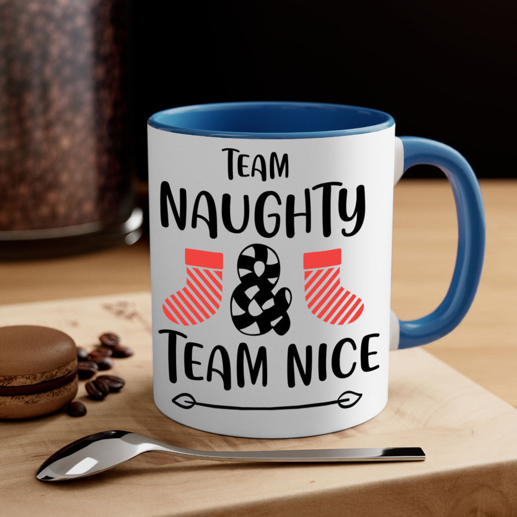 team naughty & team nice style 1188#- christmas-Mug / Coffee Cup