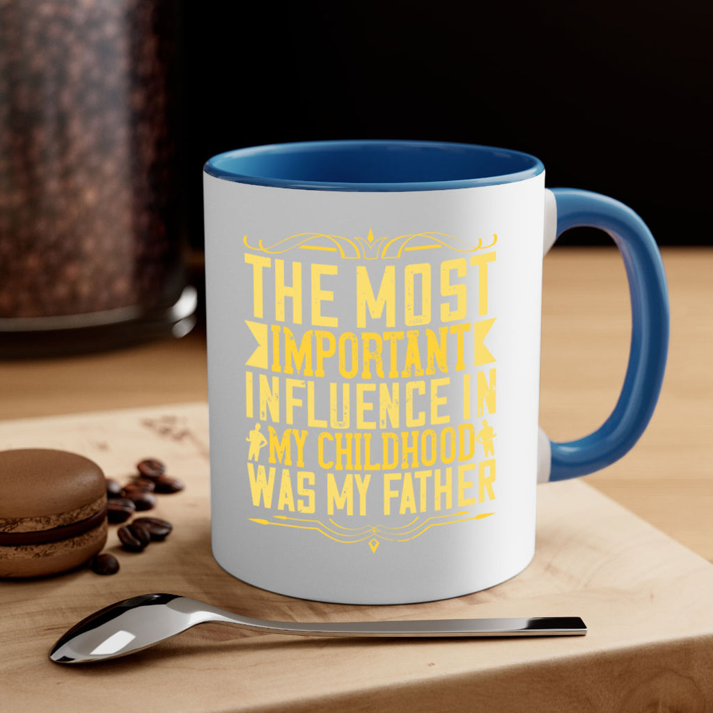 the most important influence in my childhood was my father 16#- parents day-Mug / Coffee Cup