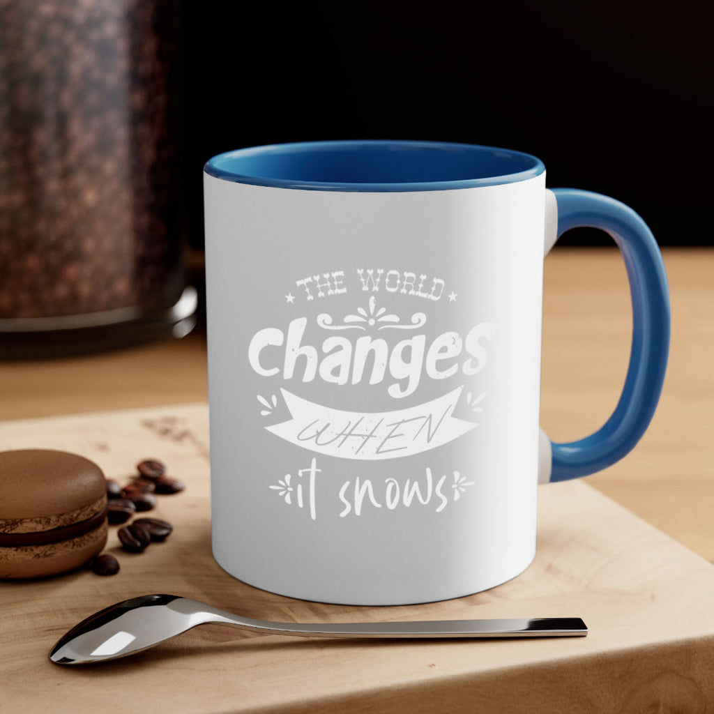 the world changes 350#- christmas-Mug / Coffee Cup