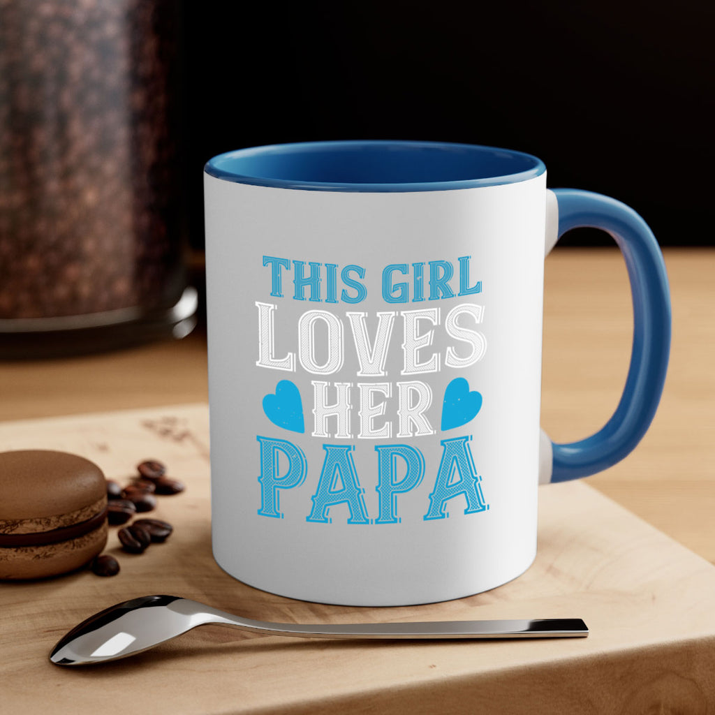 this girl loves her papa 3#- grandpa-Mug / Coffee Cup