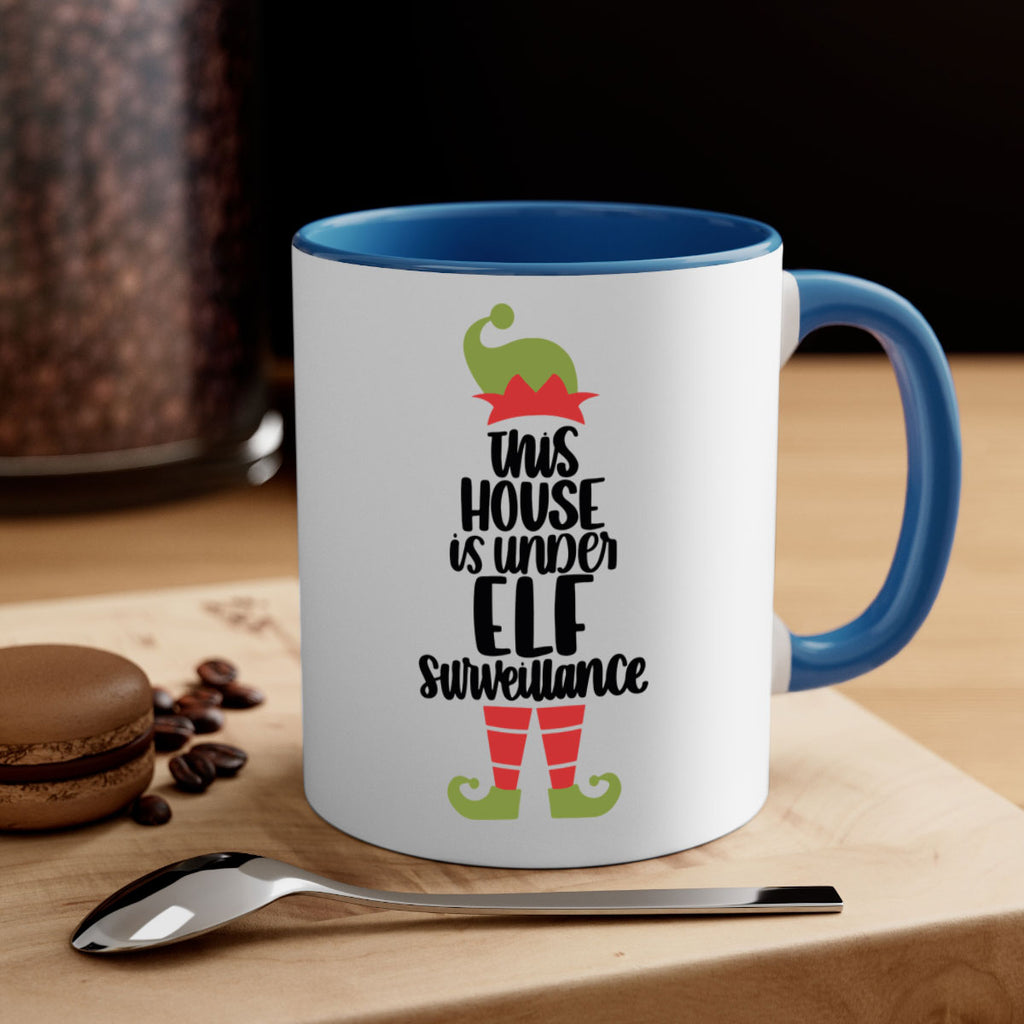 this house is under elf surveillance 38#- christmas-Mug / Coffee Cup
