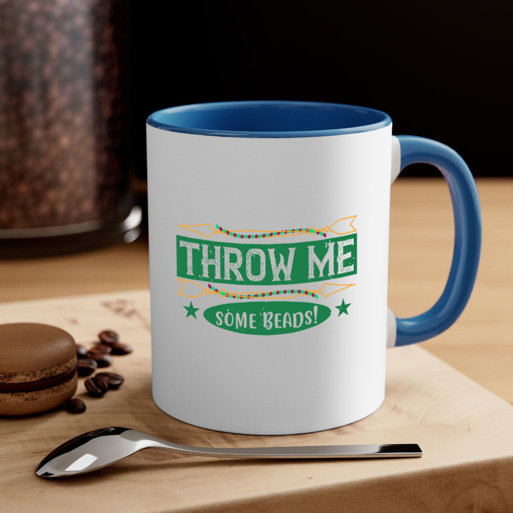 throw me some beads 34#- mardi gras-Mug / Coffee Cup