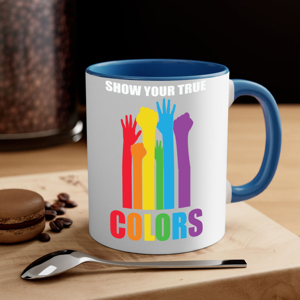 true colors rainbow pride flag lgbt 9#- lgbt-Mug / Coffee Cup