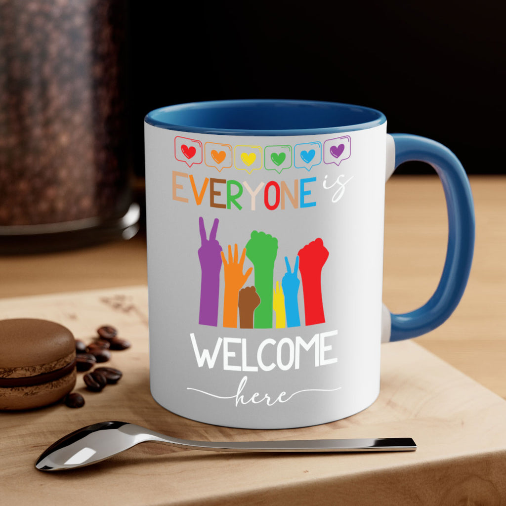 unity day everyone is welcome lgbt 7#- lgbt-Mug / Coffee Cup