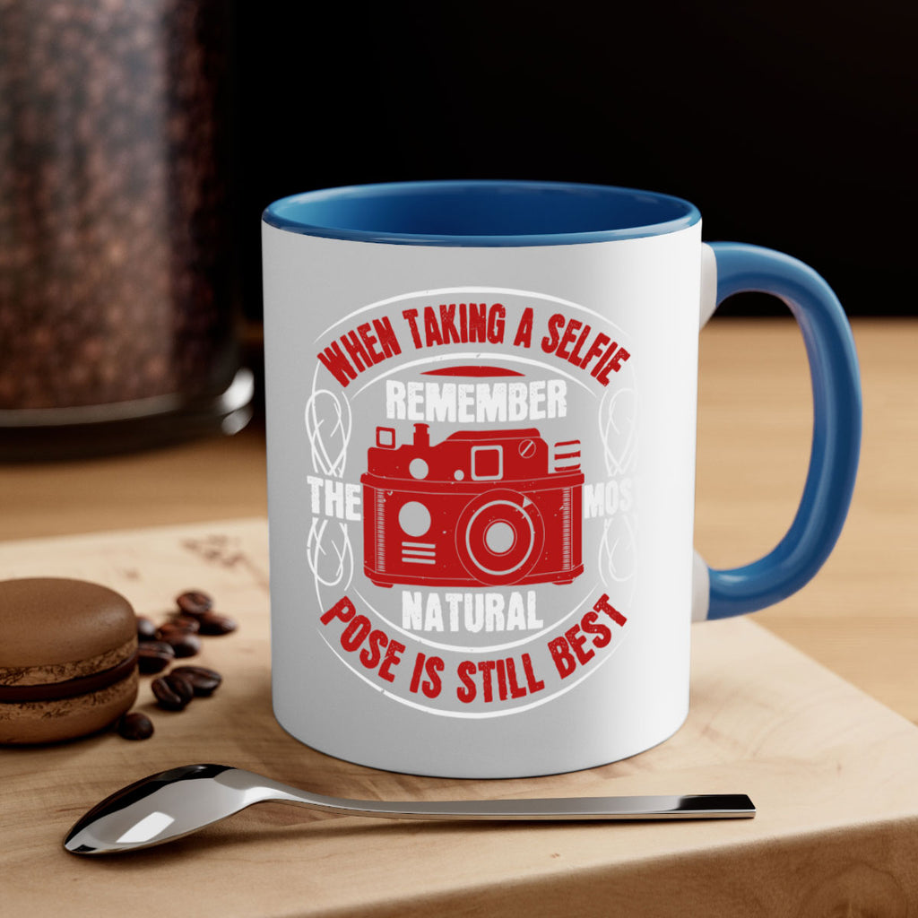 when taking a selfie remember 5#- photography-Mug / Coffee Cup
