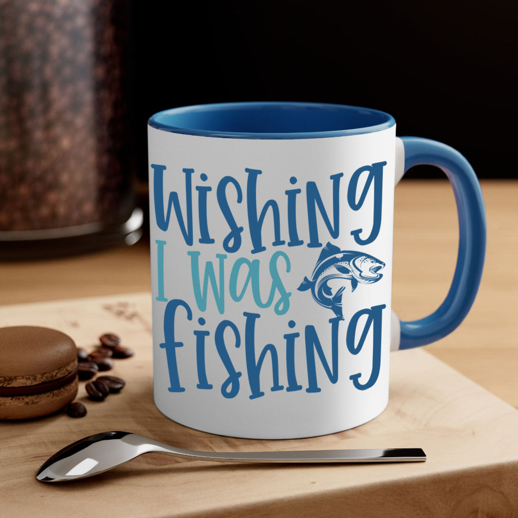 wishing i was fishing 191#- fishing-Mug / Coffee Cup