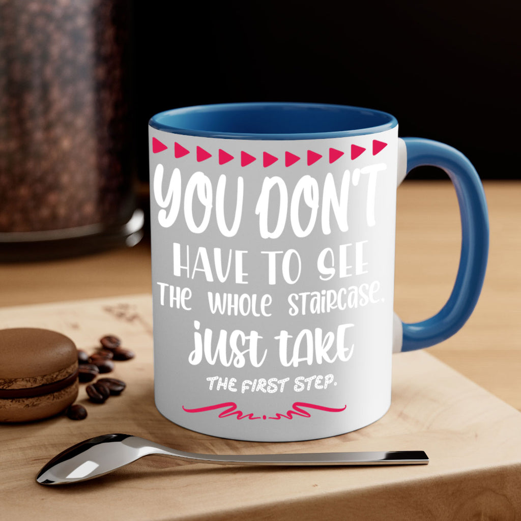 you don't have to see the whole staircase, just take the first step style 1250#- christmas-Mug / Coffee Cup