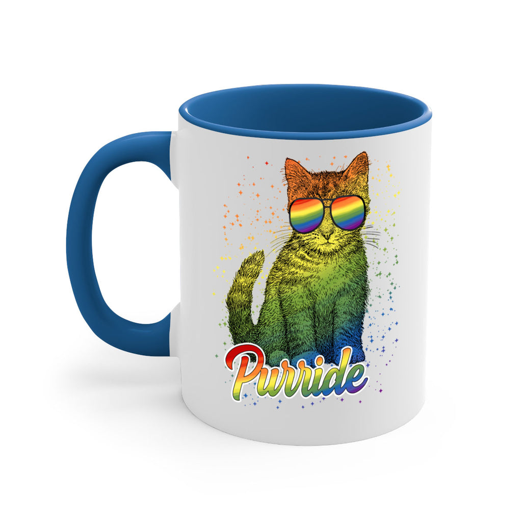 Cat Purride Lgbt Flag  Png 57#- lgbt-Mug / Coffee Cup