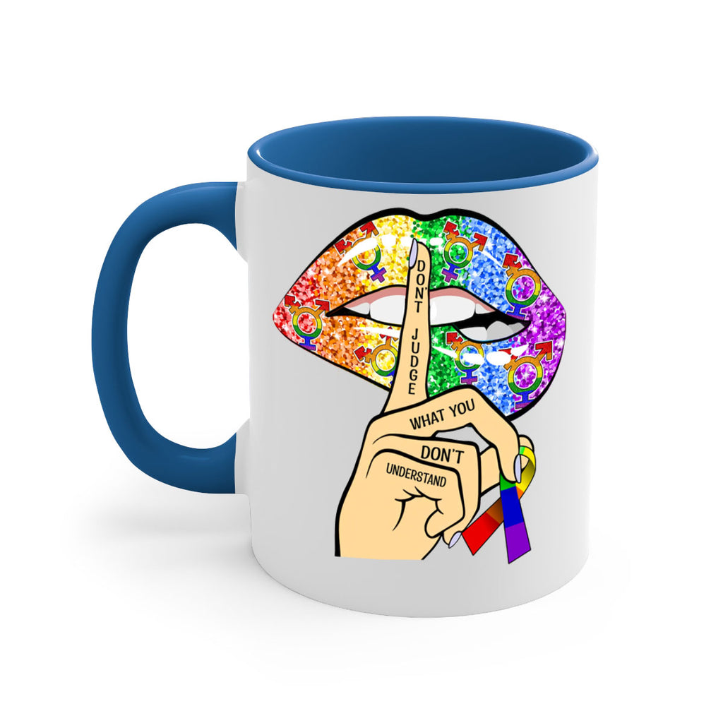 DonT Judge Lgbt Pride Lips  38#- lgbt-Mug / Coffee Cup
