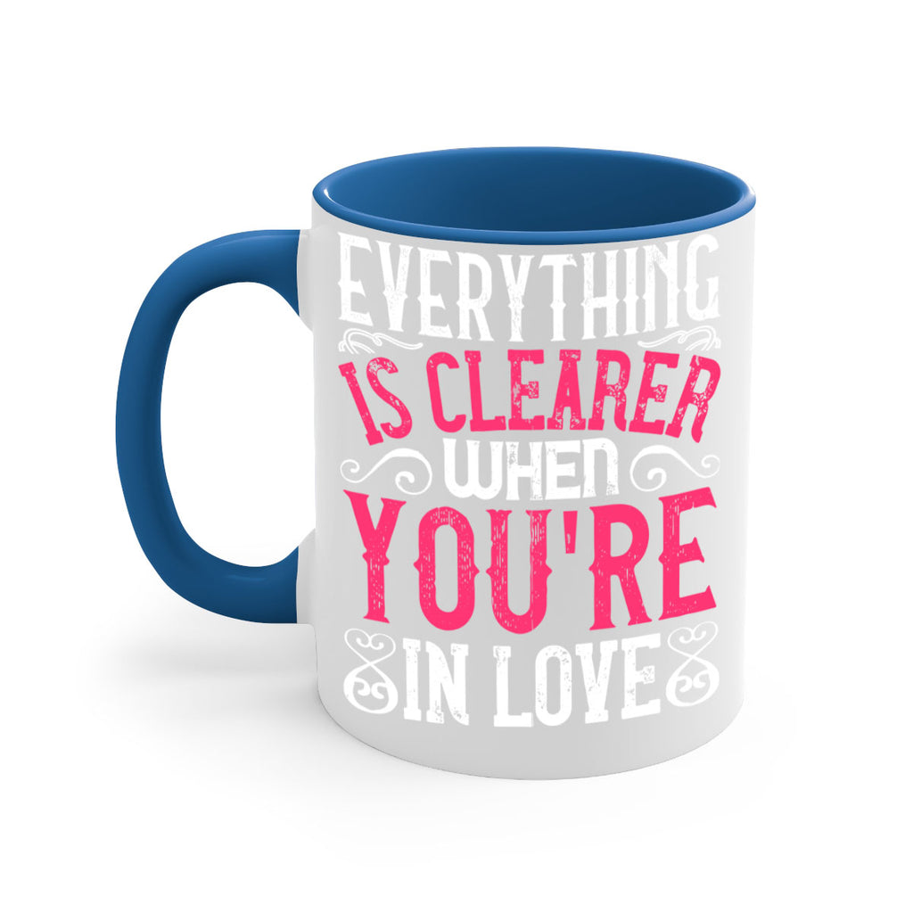 Everything is clearer when youre in love Style 48#- Dog-Mug / Coffee Cup