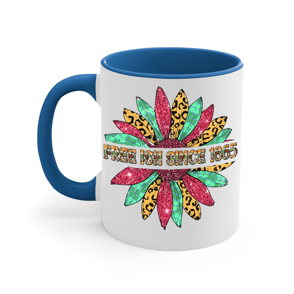 Freeish Since 1865 Sunflower Juneteenth 15#- juneteenth-Mug / Coffee Cup