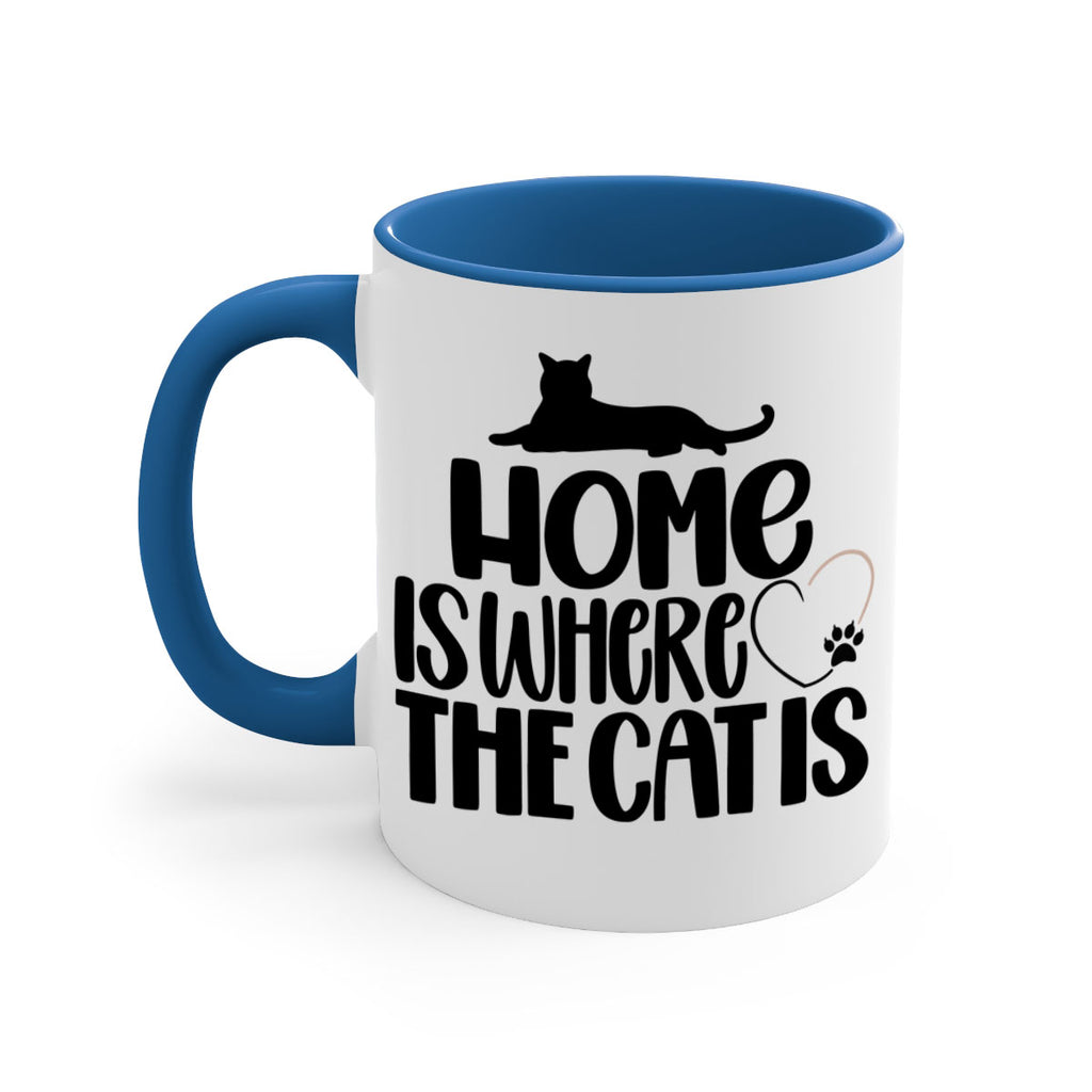Home Is Where The Cat is Style 93#- cat-Mug / Coffee Cup