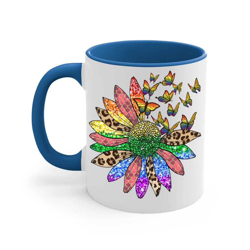Lgbt Butterfly Sunflower  Png 52#- lgbt-Mug / Coffee Cup
