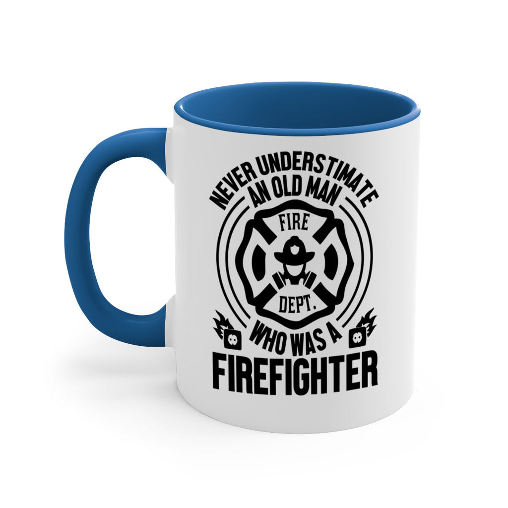 Never understimate Style 48#- fire fighter-Mug / Coffee Cup