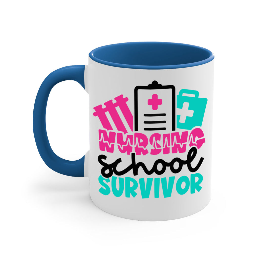 Nursing School Survivor Style Style 62#- nurse-Mug / Coffee Cup