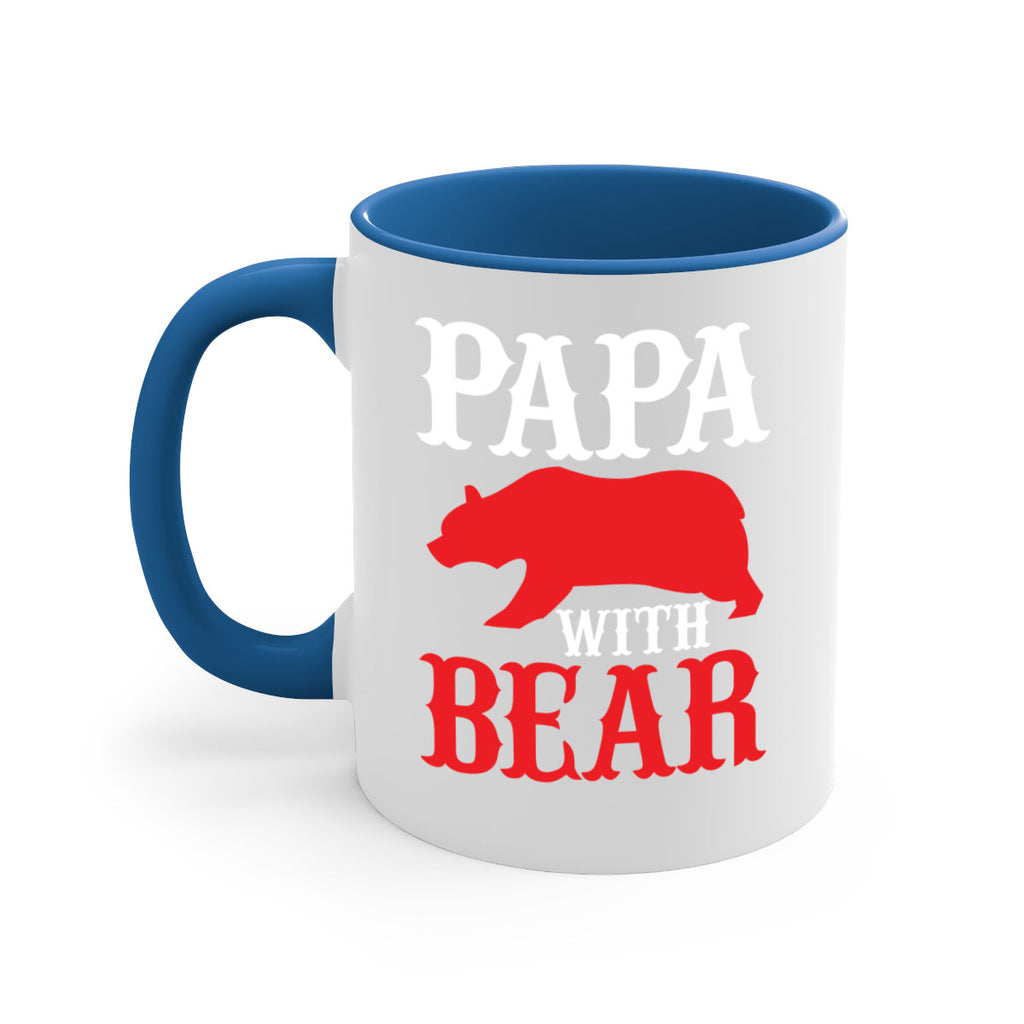 PAPA WITH BEAR 111#- grandpa-Mug / Coffee Cup