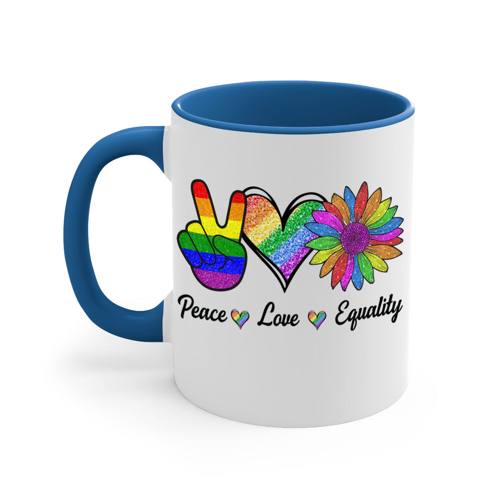 Peace Love Equality Lgbt Pride Design 40#- lgbt-Mug / Coffee Cup