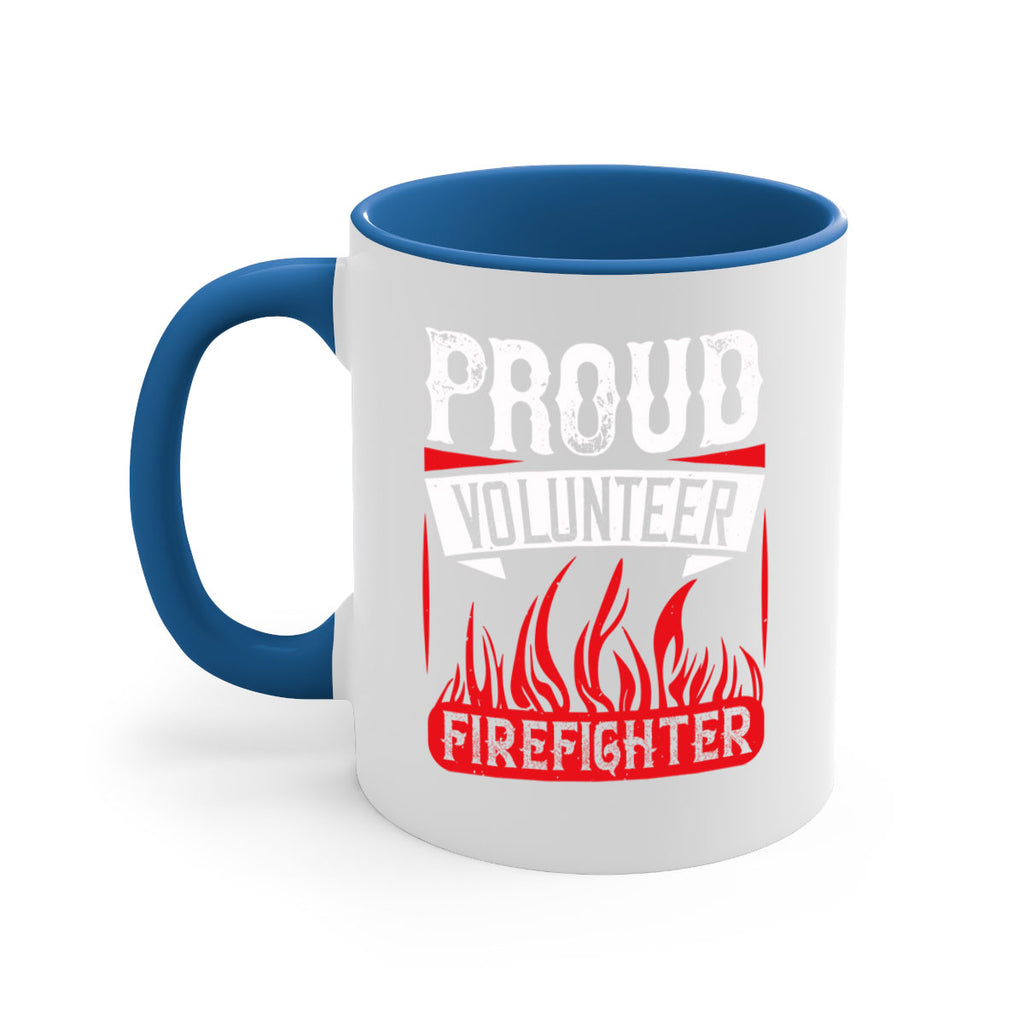 Proud Volunteer Firefighter Style 35#-Volunteer-Mug / Coffee Cup