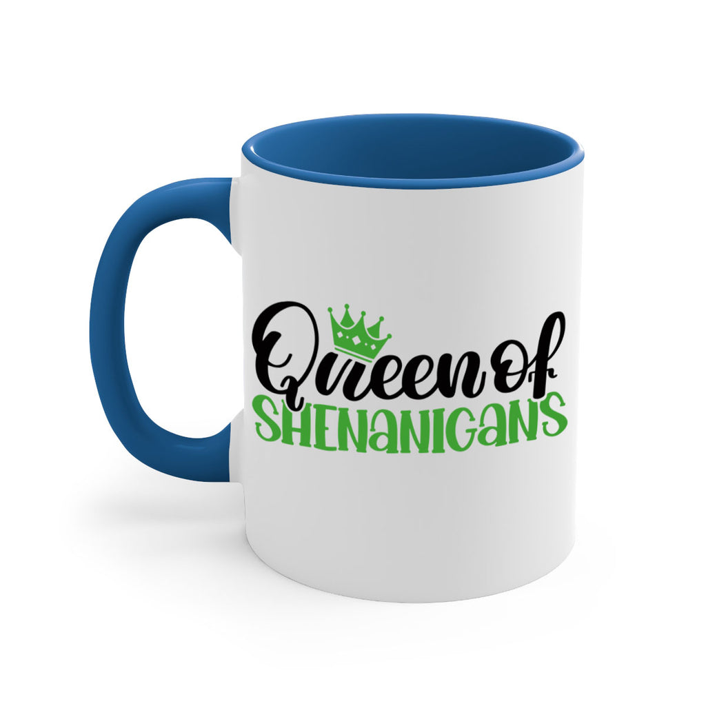 Queen Of Shenanigans Style 36#- St Patricks Day-Mug / Coffee Cup