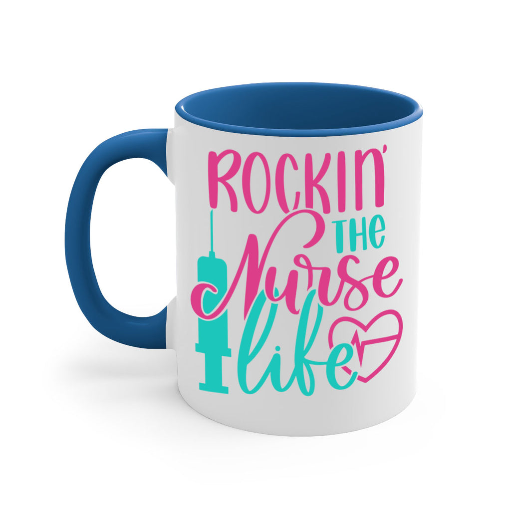 Rockin The Nurse Life Style Style 55#- nurse-Mug / Coffee Cup