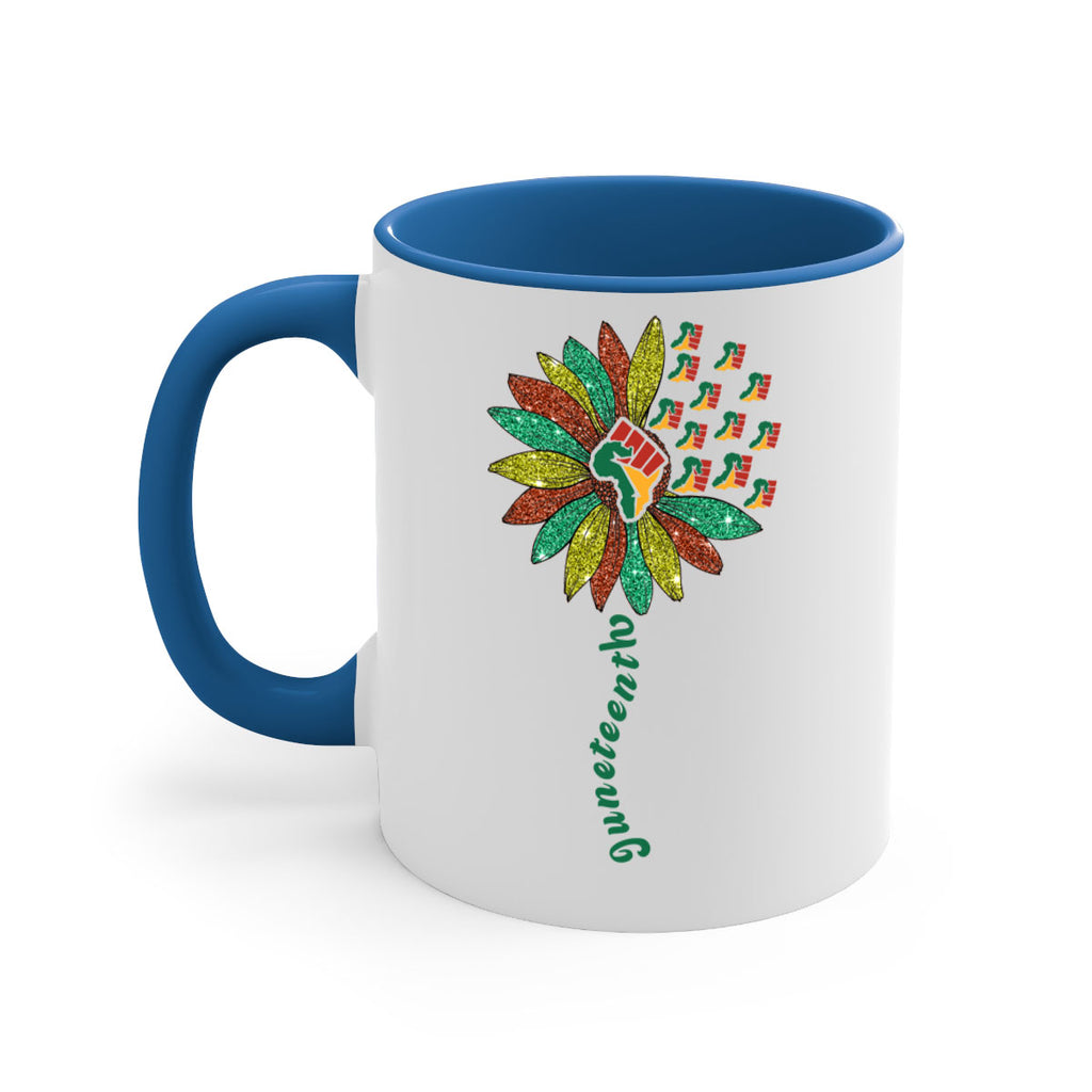Sunflower Fist Juneteenth Black History 24#- juneteenth-Mug / Coffee Cup