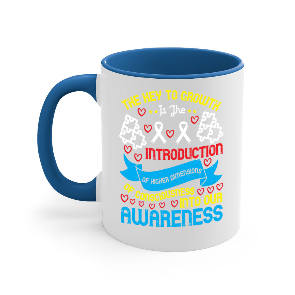 The key to growth is the introduction of higher dimensions Style 20#- Self awareness-Mug / Coffee Cup