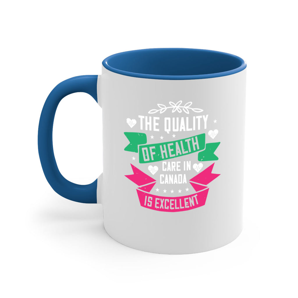 The quality of health care in Canada is excellent Style 12#- World Health-Mug / Coffee Cup
