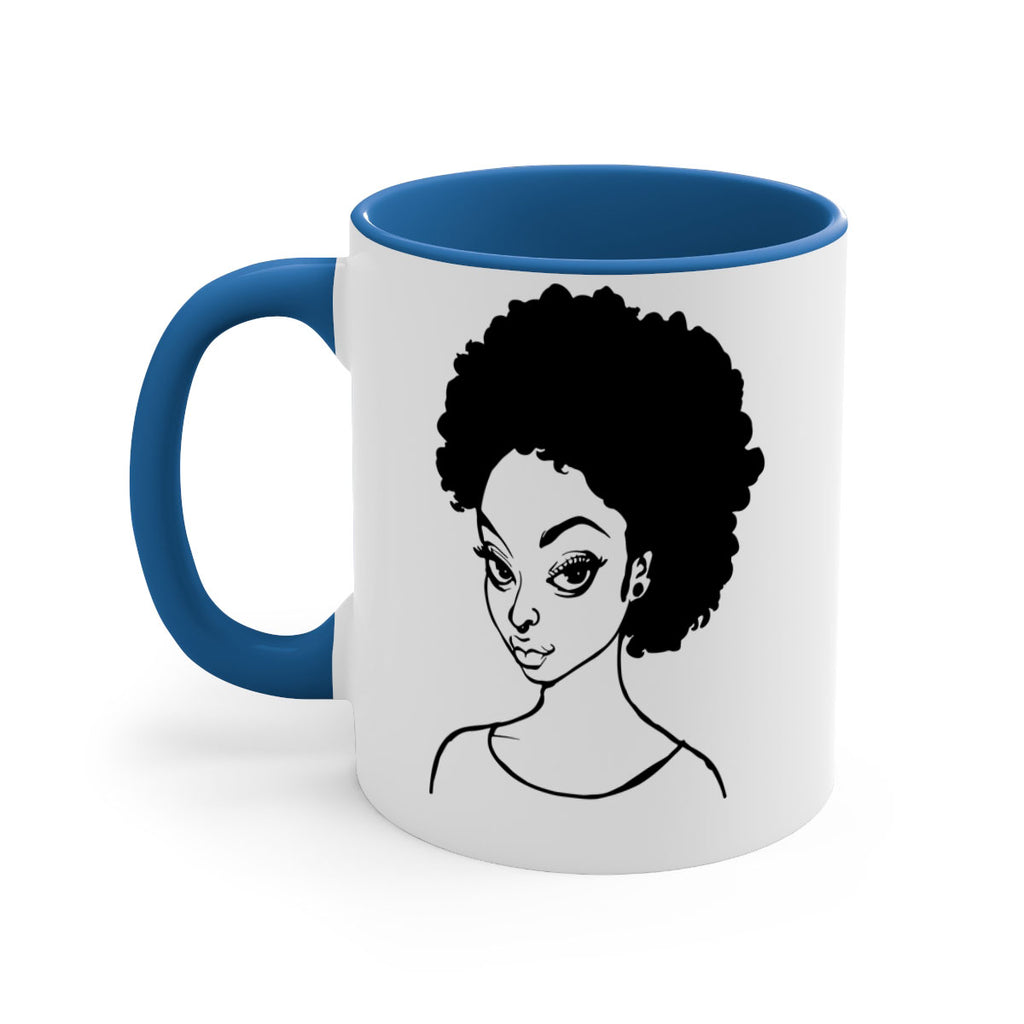 afro woman girl lady 68#- Black women - Girls-Mug / Coffee Cup