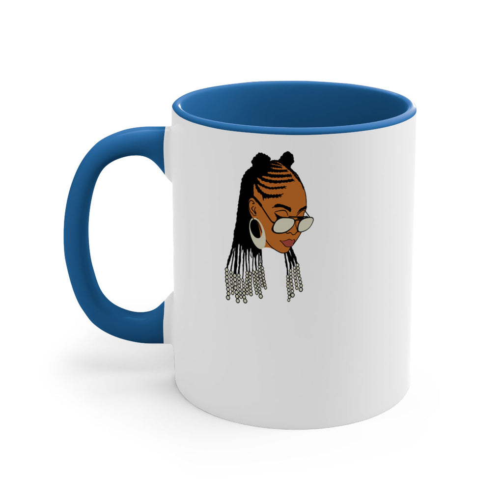 black afro 43#- Black women - Girls-Mug / Coffee Cup