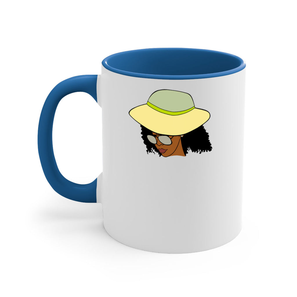 black afro 45#- Black women - Girls-Mug / Coffee Cup
