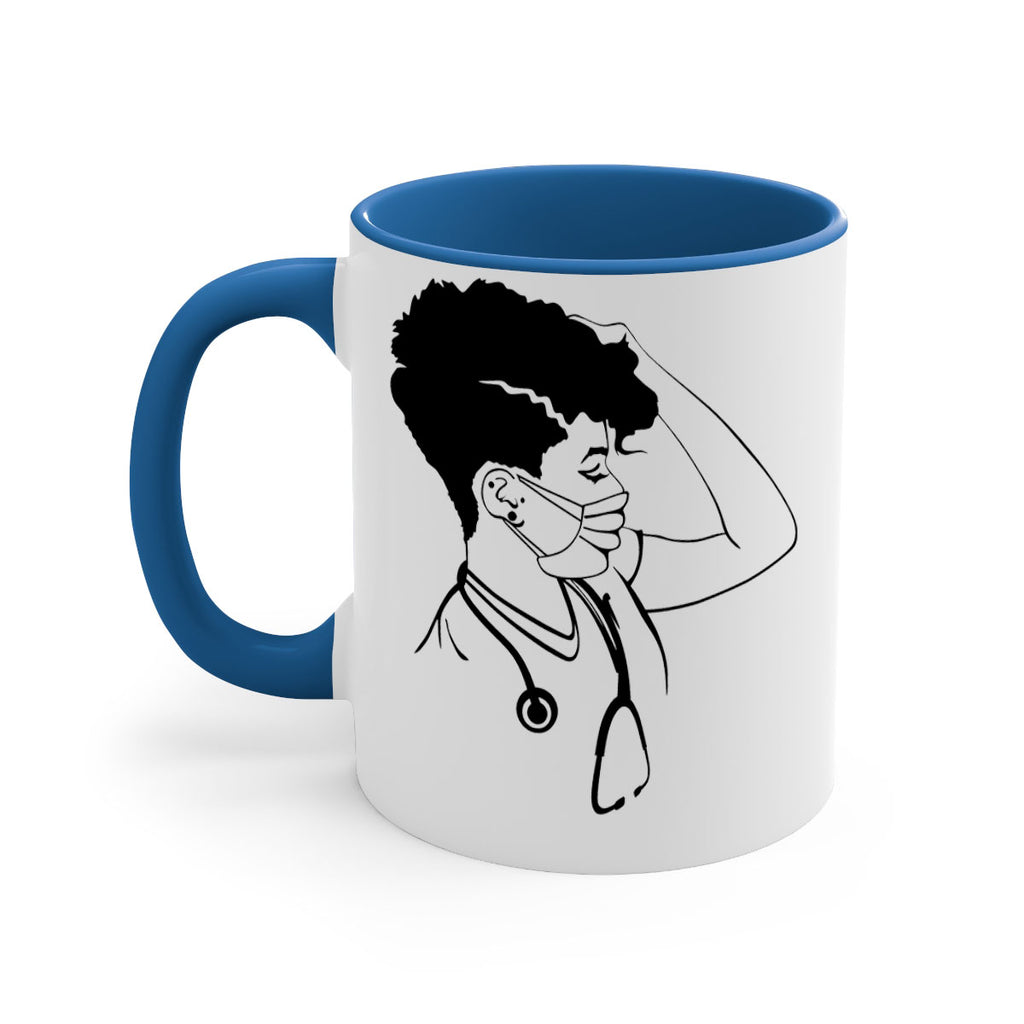 black nurse 3#- Black women - Girls-Mug / Coffee Cup