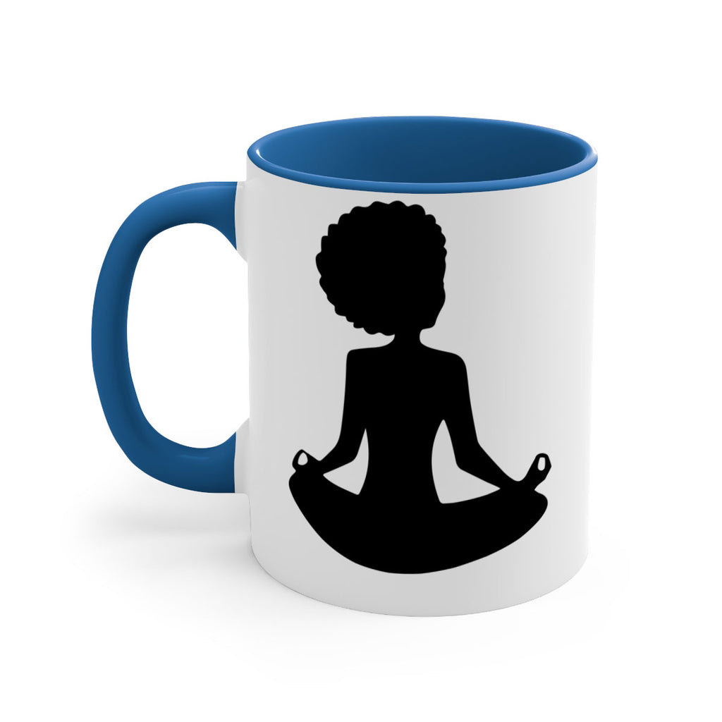 black woman sitting 8#- Black women - Girls-Mug / Coffee Cup