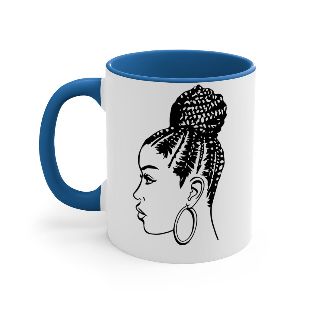 black woman with braids 7#- Black women - Girls-Mug / Coffee Cup