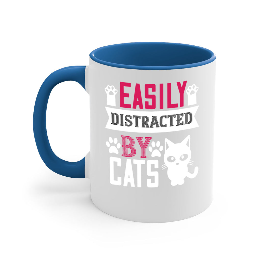 easily distracted by cats Style 47#- cat-Mug / Coffee Cup