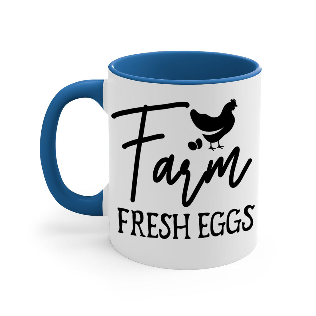 farm fresh eggs design 104#- kitchen-Mug / Coffee Cup