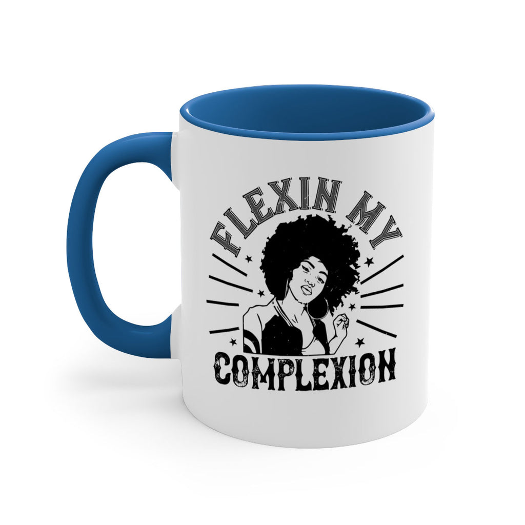 flexin my complexion Style 34#- Afro - Black-Mug / Coffee Cup