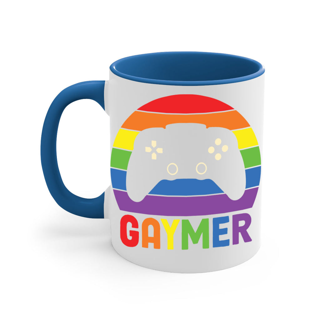 gaymer lgbt gamer rainbow flag lgbt 135#- lgbt-Mug / Coffee Cup