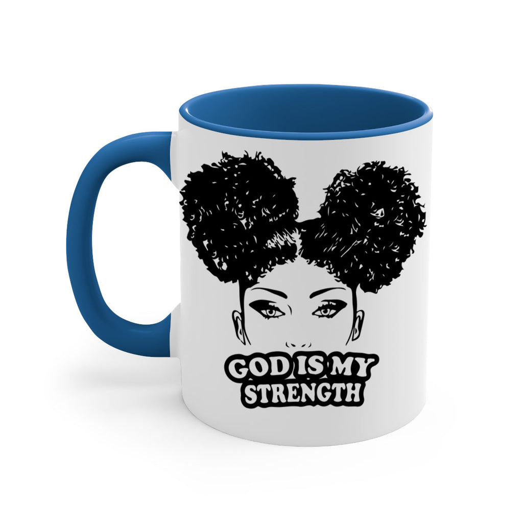 god is my strength 2#- Black women - Girls-Mug / Coffee Cup