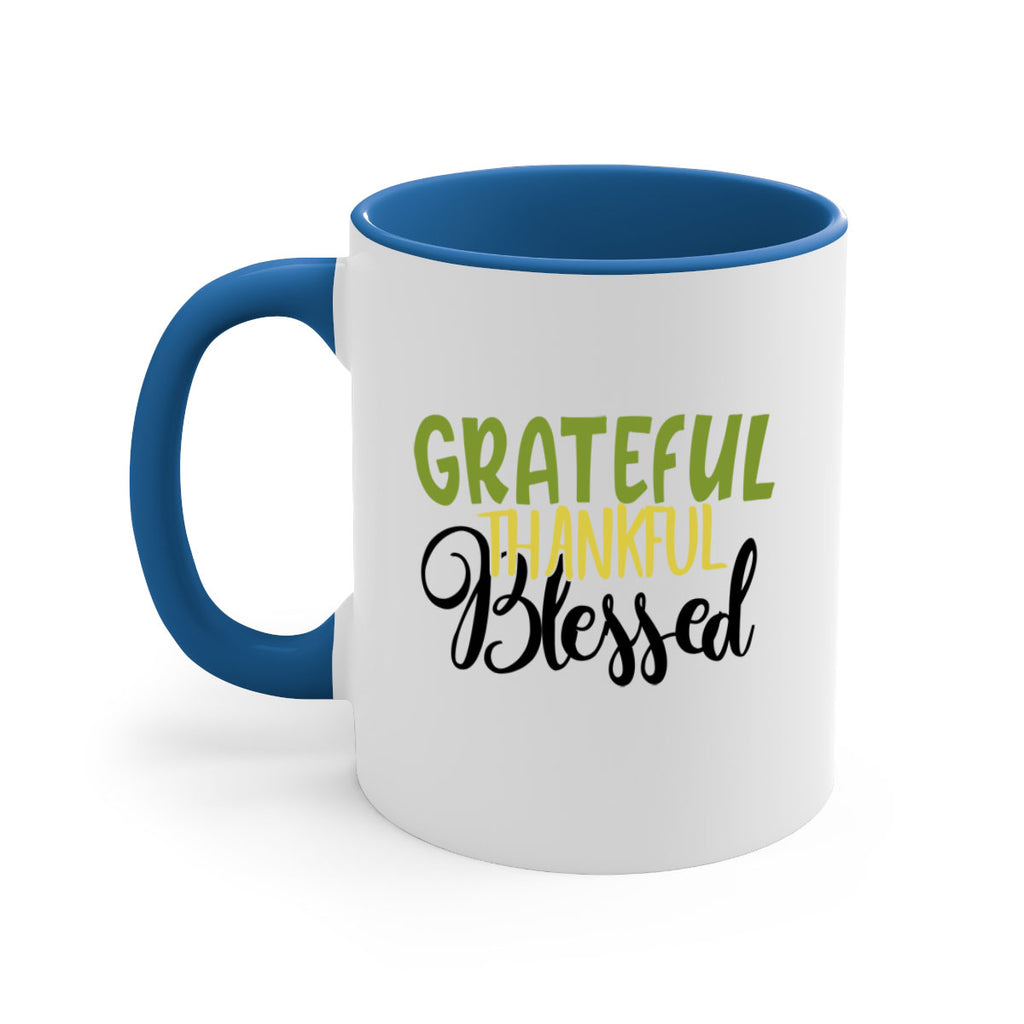 grateful thankful blessed 57#- thanksgiving-Mug / Coffee Cup