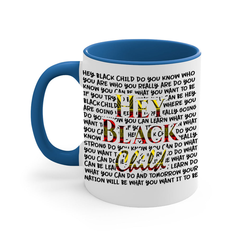 hey black child 128#- black words - phrases-Mug / Coffee Cup