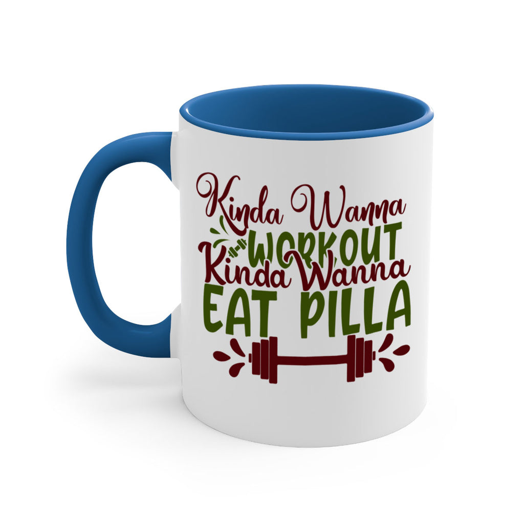 kinda wanna workout kinda wanna eat pilla 38#- gym-Mug / Coffee Cup